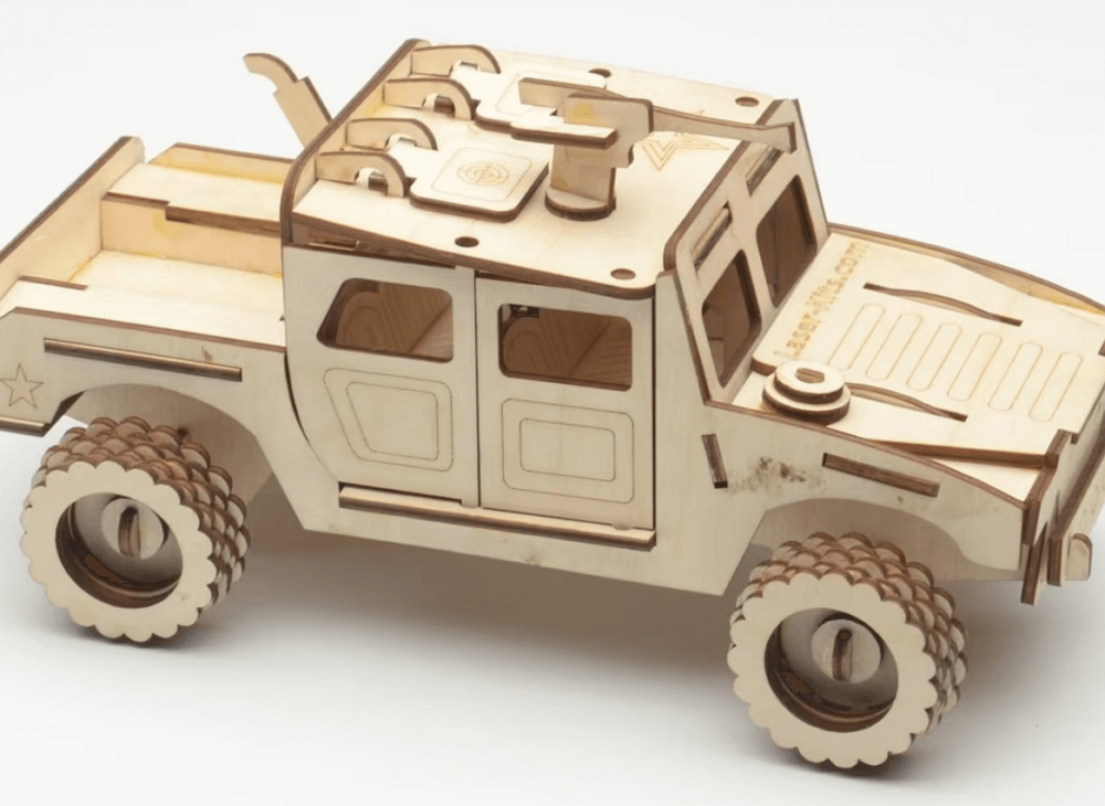 Деревянный 3d пазл "Автомобиль”